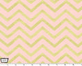 Glitz - Sleek Chevron Pearlized Blush - 100% cotton print metallic from Michael Miller