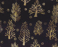 Batavian Batiks Winter - Black Gold Winter Trees from Batavian Batiks by WP