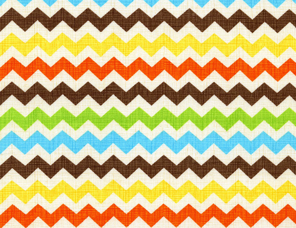Zig - Fiesta Zig Zag Cotton Print Fabric from Timeless Treasures