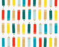 Sidewalk - Art Class White KNIT 54 Inch by Rae Hoekstra from Cloud9 Fabrics