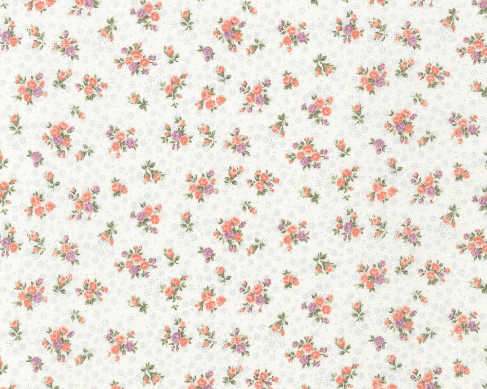 Sevenberry Petite Victoriana - Sky Petite Floral from Robert Kaufman