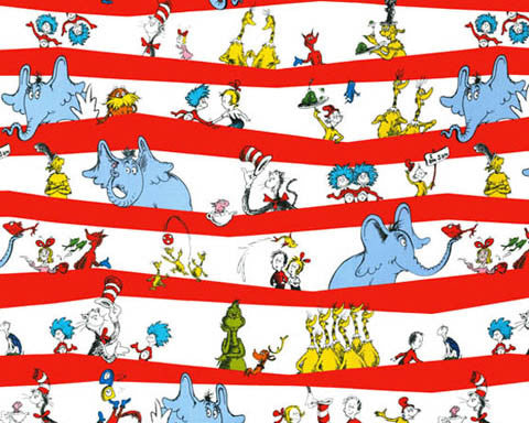 Celebrate Seuss - Striped Characters Celebration by Dr. Seuss from Robert Kaufman