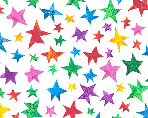The Very Hungry Caterpillar - Stars Multi by Eric Carle from Andover