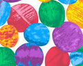 The Very Hungry Caterpillar - Multi Dots by Eric Carle from Andover Fabrics