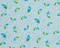 Umbrella Raindrops - Blue from EE Schenck Fabric