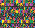 The Very Hungry Caterpillar - Numbers Black by Eric Carle from Makower UK Fabric