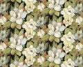 Iridescent Peacock - Magnolia Flower from Springs Creative Fabric