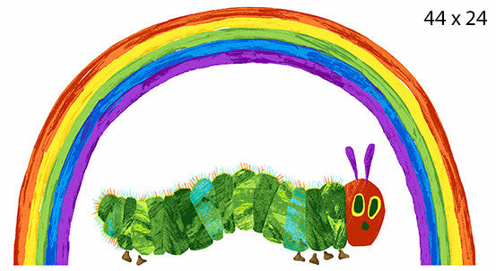 The Very Hungry Caterpillar - Rainbow PANEL 24 Inches by Eric Carle from Andover Fabrics
