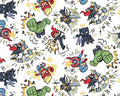 Avengers - Marvel Kapow from Springs Creative Fabric