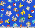 Pokemon - Character Toss Royal Blue from Robert Kaufman Fabric