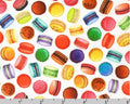 Sweet Tooth - Mini Macarons Sweet White from Robert Kaufman Fabric