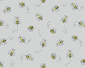 Bumble Bee - Bees Light Grey from Andover Fabrics