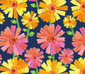 The VHC In the Garden -Flower Fancy Night by Eric Carle from Andover Fabrics