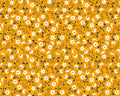 Spring Florals - Dreammaker Ditsy Mustard Yellow from David Textiles Fabrics