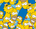 The Simpsons - Head Portrait Toss from Springs Creative Fabric
