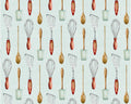 Farm House - Cooking Utensils by Danielle Murray from Springs Creative Fabric