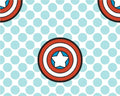 Kawaii Marvel - Shield Circles from Springs Creative Fabric