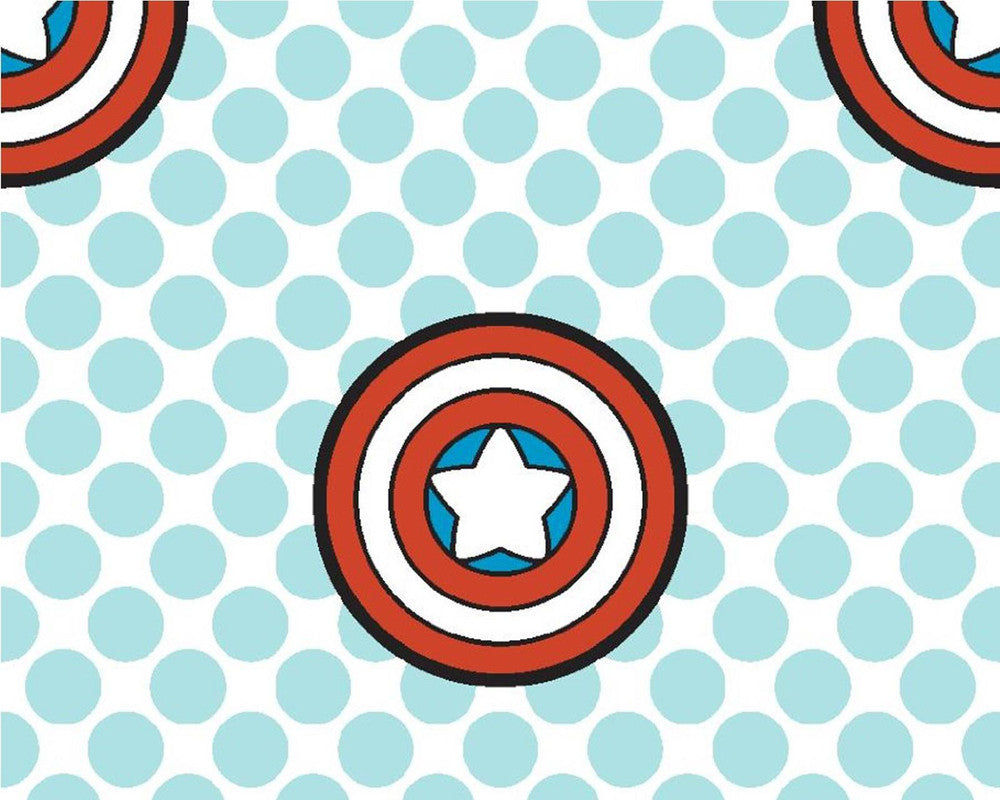 Kawaii Marvel - Shield Circles from Springs Creative Fabric