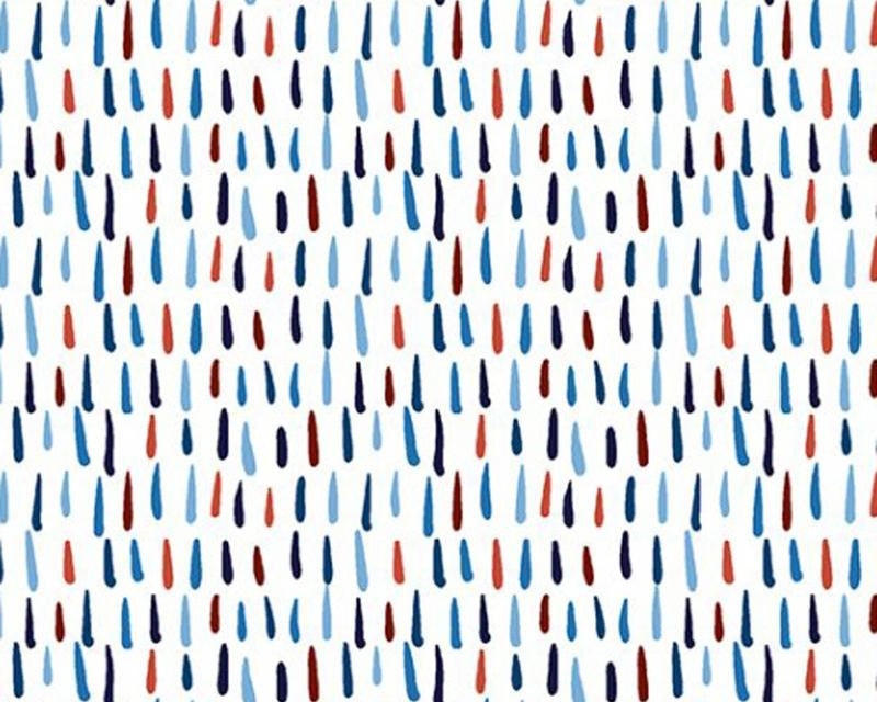 Embrace DOUBLE GAUZE - Ditto Drops Snow White from Shannon Fabrics