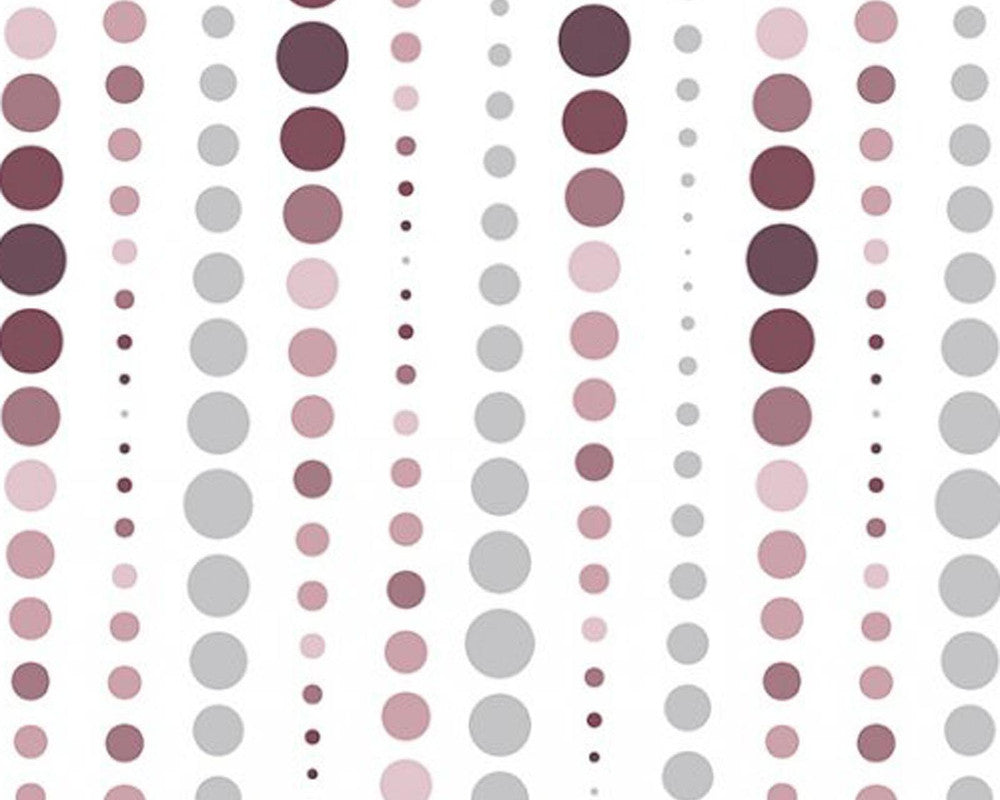 Embrace DOUBLE GAUZE - Dot Stripe Rosewater from Shannon Fabrics