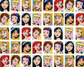 Disney Princess - Grid Portraits from Springs Creative Fabric