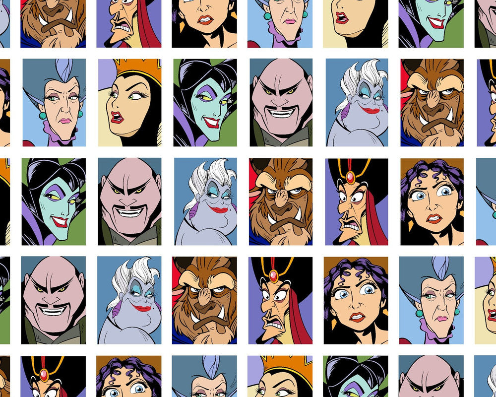 Disney Villains - Villains Grid from Springs Creative Fabric