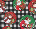 Christmas - Plaid Santa by Susan Winget from Springs Creative Fabric