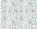 Happy Harvest - Daisy Floral Blue from 3 Wishes Fabric