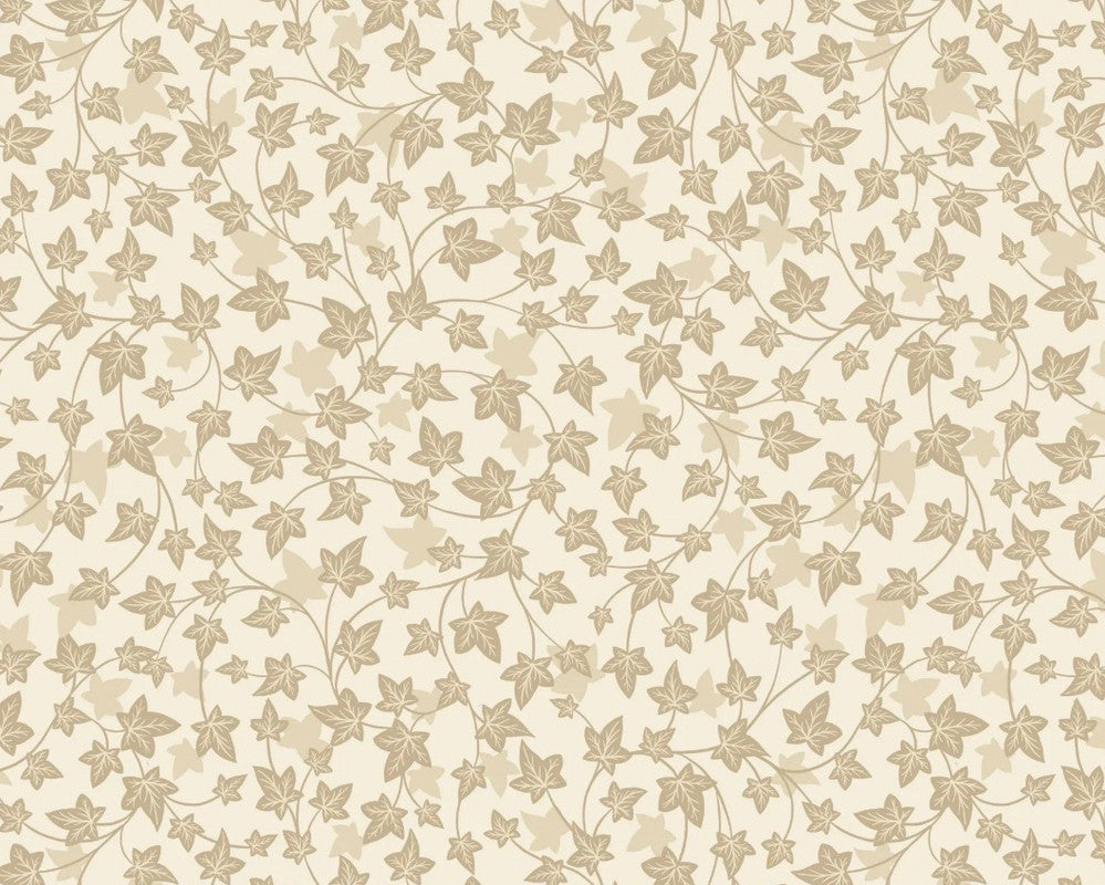 Evergreen - Ivy Cream from Lewis and Irene Fabric