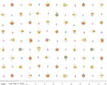 Little Brier Rose - Crowns White Sparkle by Jill Howarth from Riley Blake Fabric