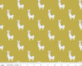 Hibiscus - Alpacas Citron by Simple Simon and Co from Riley Blake Fabric