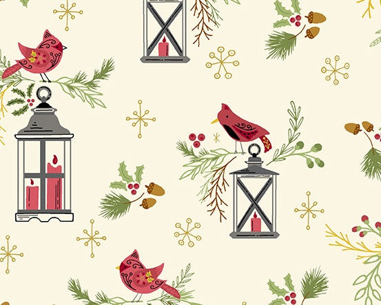 Bird Humbug - Guiding Light Daylight from Andover Fabrics