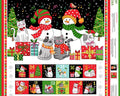 Santa Paws - Advent Panel 24 Inches from Makower UK Fabric