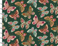 Folk Flora - Butterfly Green from 3 Wishes Fabric