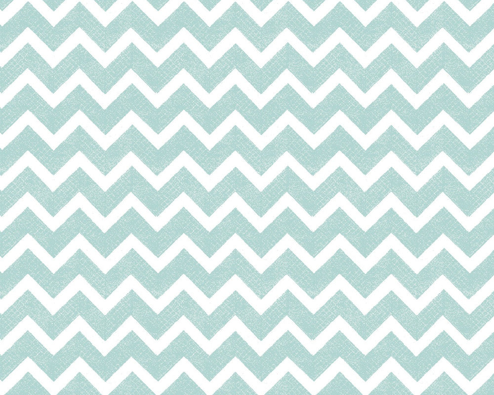 At the Zoo - Zig Zag Aqua by Nicola Manson from Studio E Fabrics