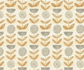 Reflections - Florals Cream by Vicky Yoke from Camelot Fabrics