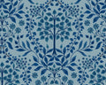 Brensham - Trees French Blue from Lewis and Irene Fabric