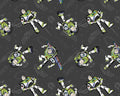 Disney Pixar Toy Story - Buzz Charcoal from Camelot Fabrics