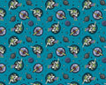 Disney Pixar Toy Story - Buzz Badge Blue from Camelot Fabrics