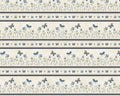 Butterflies and Blooms - Butterflies Blooms Stripe Cream from Henry Glass Fabric