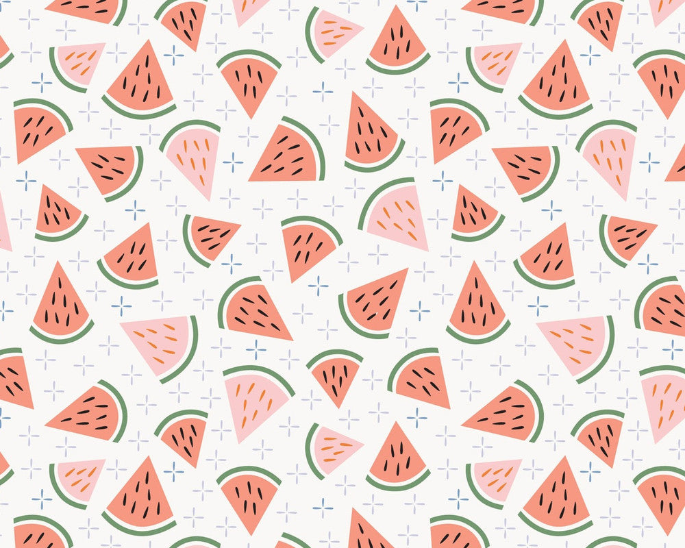 Summer Delights - Watermelon Chill Pink by Jen Swenty from Felicity Fabrics