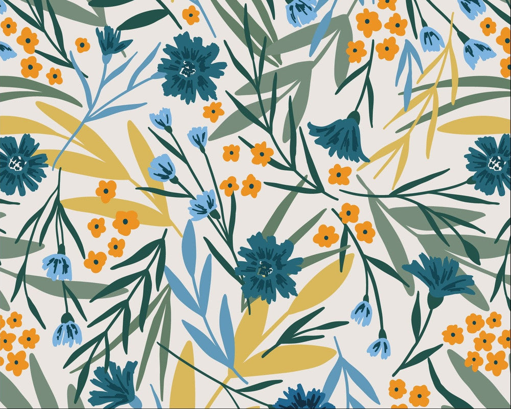 Baltic Woodland - Flower Meadow from Cloud9 Fabrics