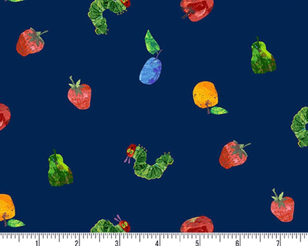 The VHC - Snack Time Navy from Andover Fabrics