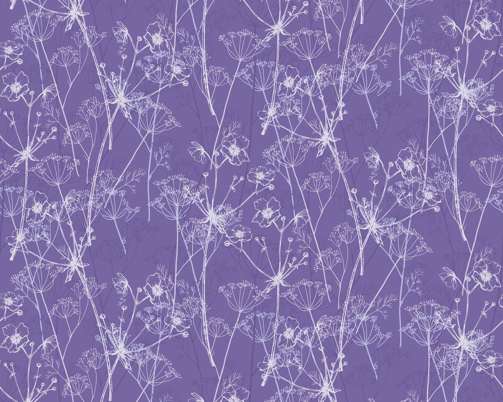 Minu and WIldberry - Tonal Floral Lavender from Studio E Fabrics