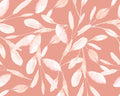 FLANNEL Print - Leafs Coral from 3 Wishes Fabric