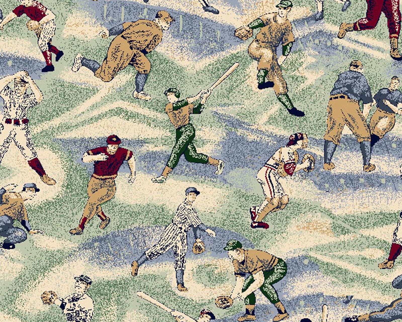 Baseball Retro Inspired from Springs Creative Fabric