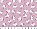 Hello Kitty - Sweet Toss Pink from Springs Creative Fabric