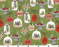 Homemade Holidays - Homemade Centerpieces Green from Maywood Studio Fabric