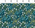 Whimsy - Splendor Floral Teal from In The Beginning Fabric