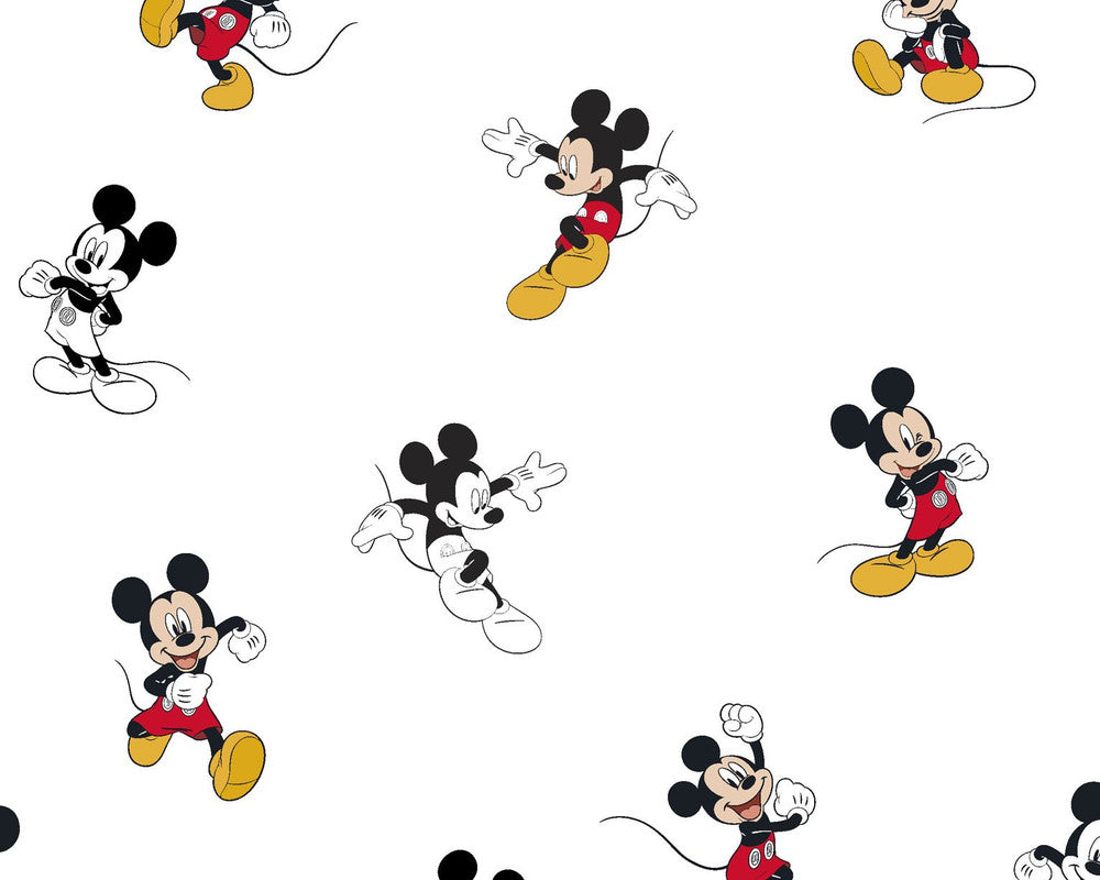 Disney Mickey Traditional White from Springs Creative Fabric